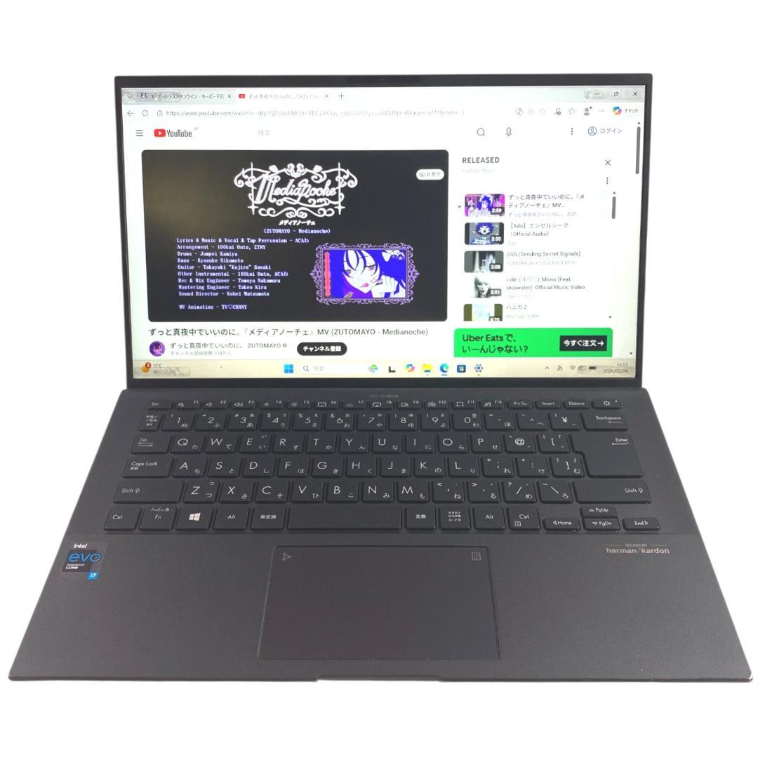ASUS 2021年製 A4 14インチ 軽量薄型ノートパソコン ZenBook