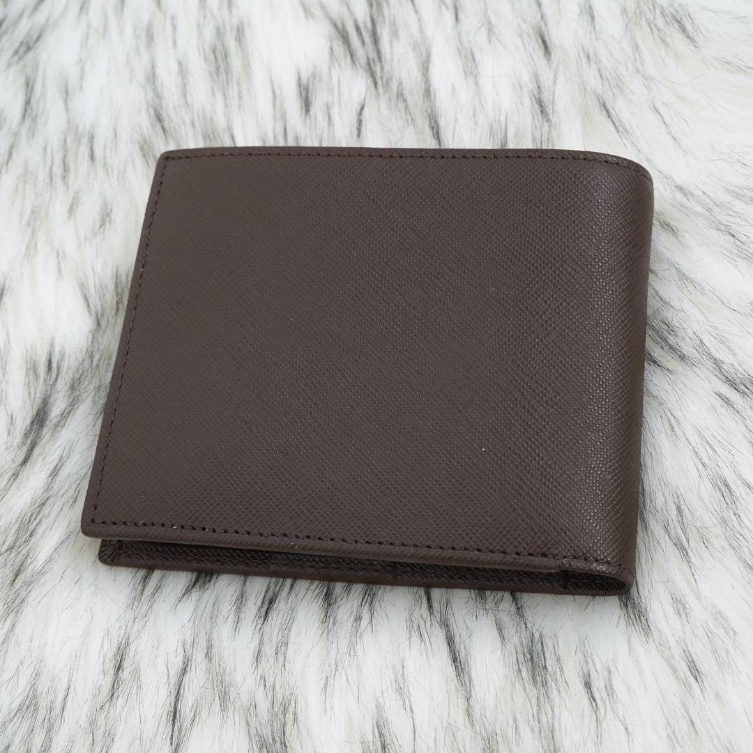 新品未使用品　BURBERRY LONDON 折り財布　ノバチェック　ブラウン