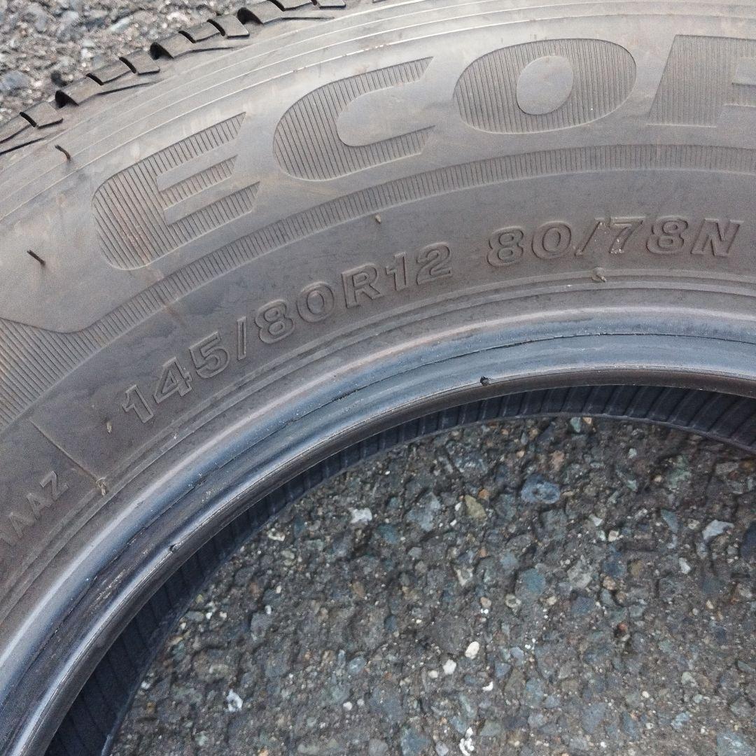 ブリヂストン エコピア R710A 145/80R12 80/78N　軽トラバン