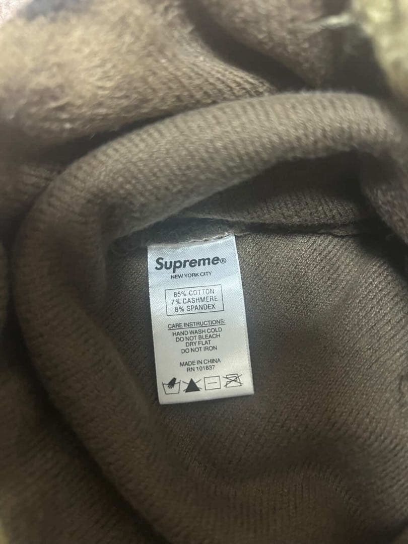 Supreme 迷彩 ニット帽 (値下げ可能)