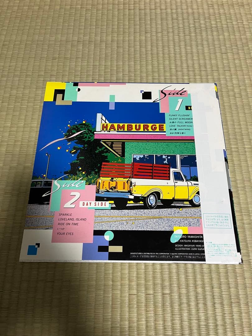 LPレコード　山下達郎　COME ALONG　2枚セット　和モノ　シティポップ