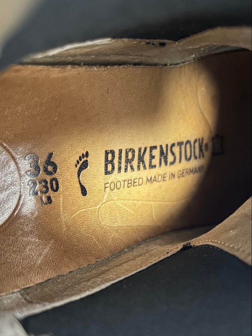 BIRKENSTOCK/サイドゴアブーツ/size23/黒/スタロン