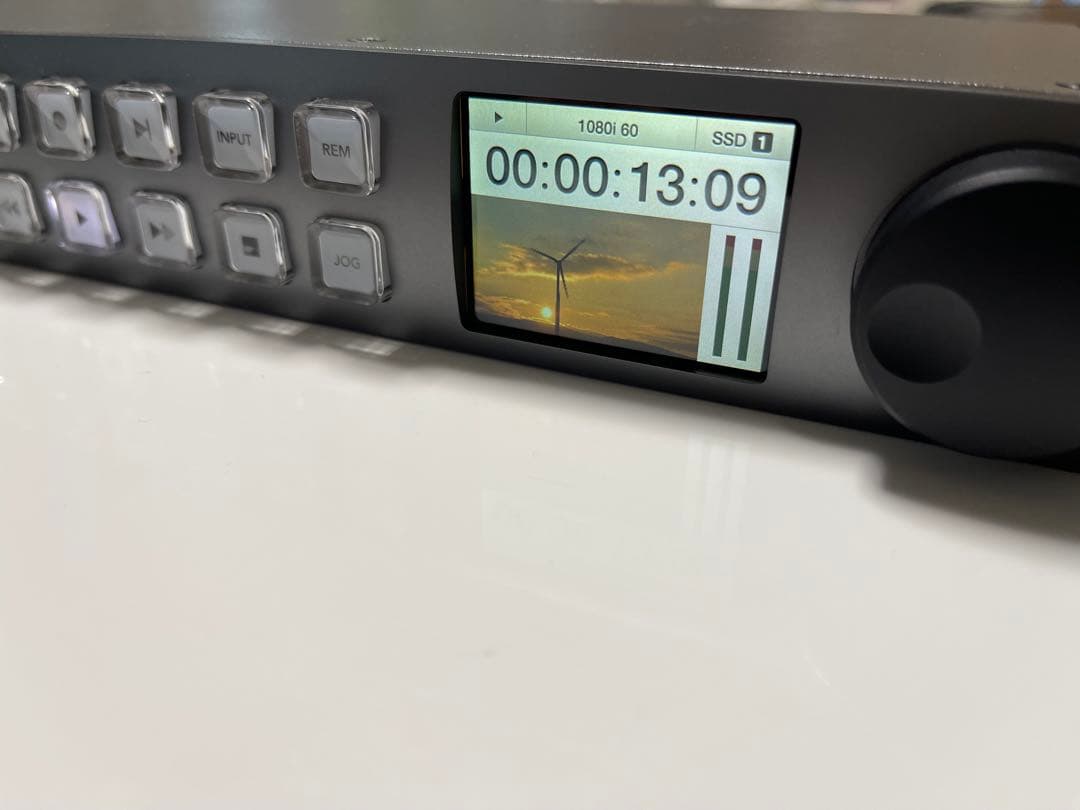 blackmagic hyperdeck studio 12G 4K60p収録可