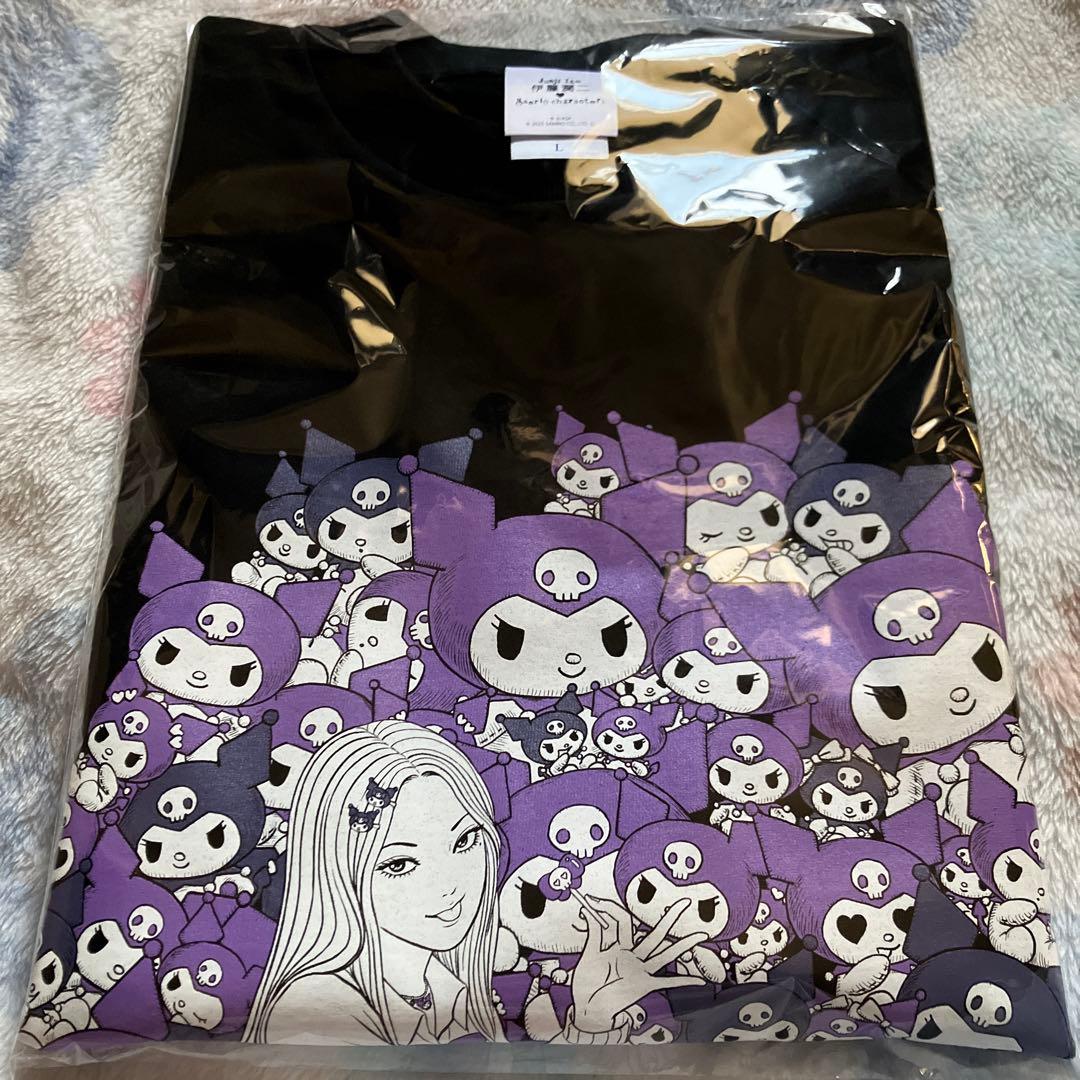 伊藤潤二　ギャル富江　クロミ　Tシャツ Ｌサイズ サンリオ