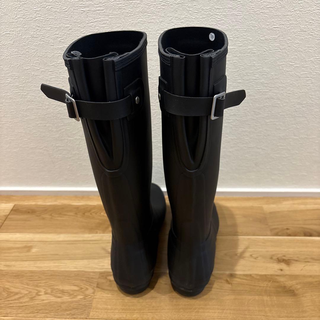 HUNTER ブラック 長靴　トール　レインブーツ