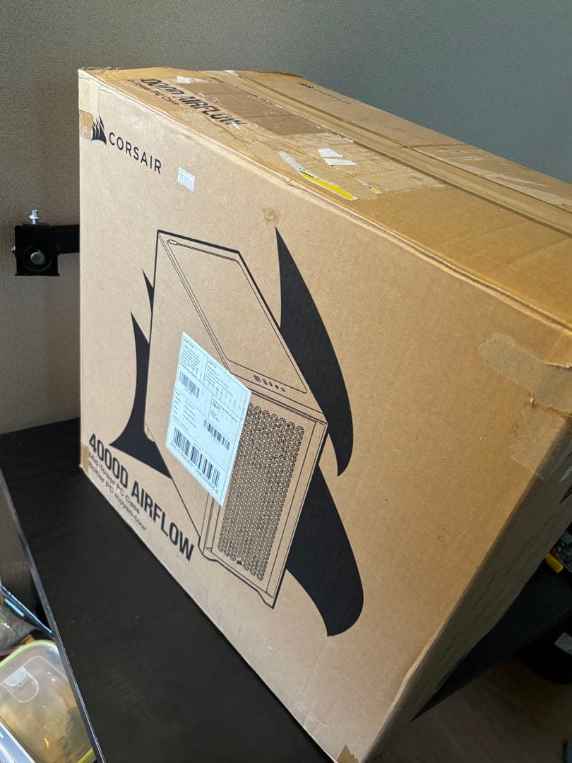 CORSAIR 4000D エアフロー強化ガラス製ミドルタワーATX PCケース