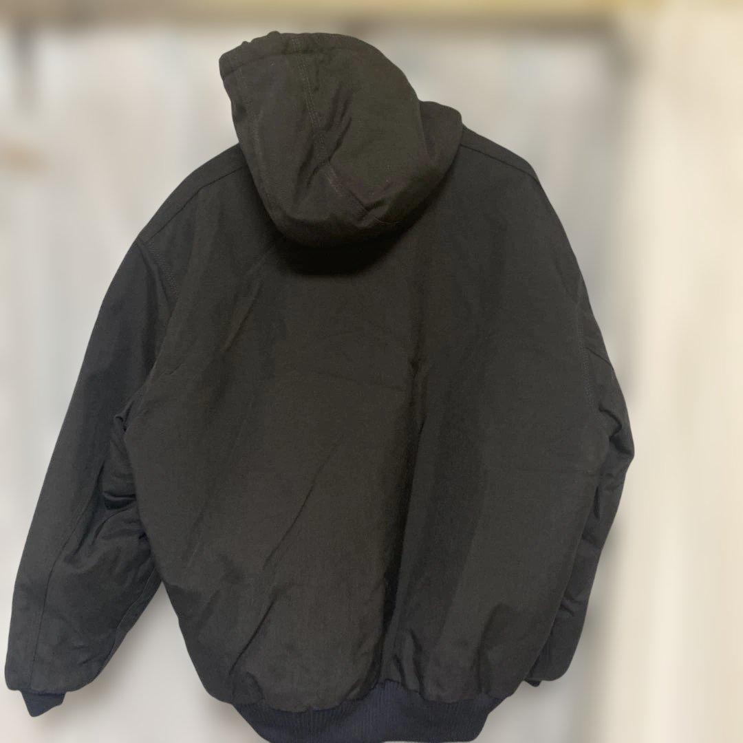 Carhartt カーハート　アクティブジャケット　黒ロゴ ブラック　J133