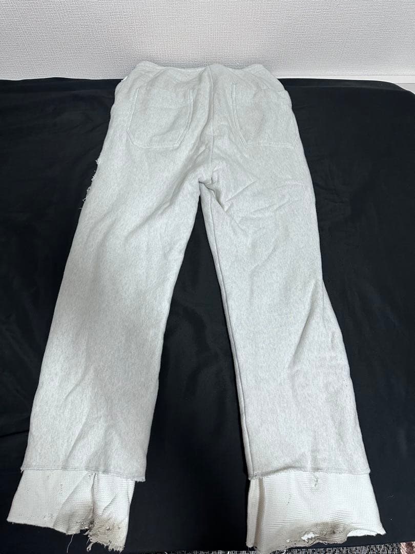 アンセルム　レイヤードスウェットパンツ