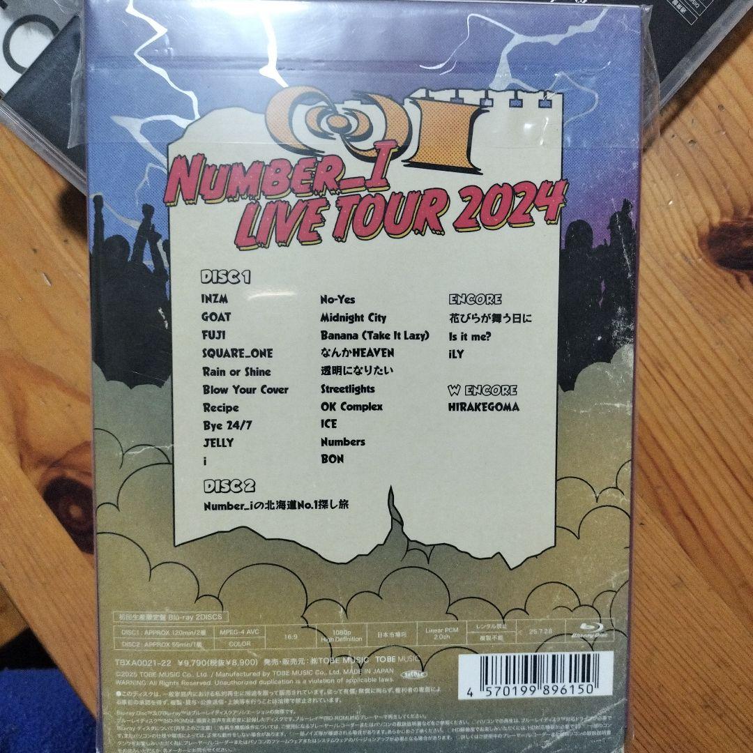 ミュージック NUMBER-I LIVE TOUR 2024 2DISCS