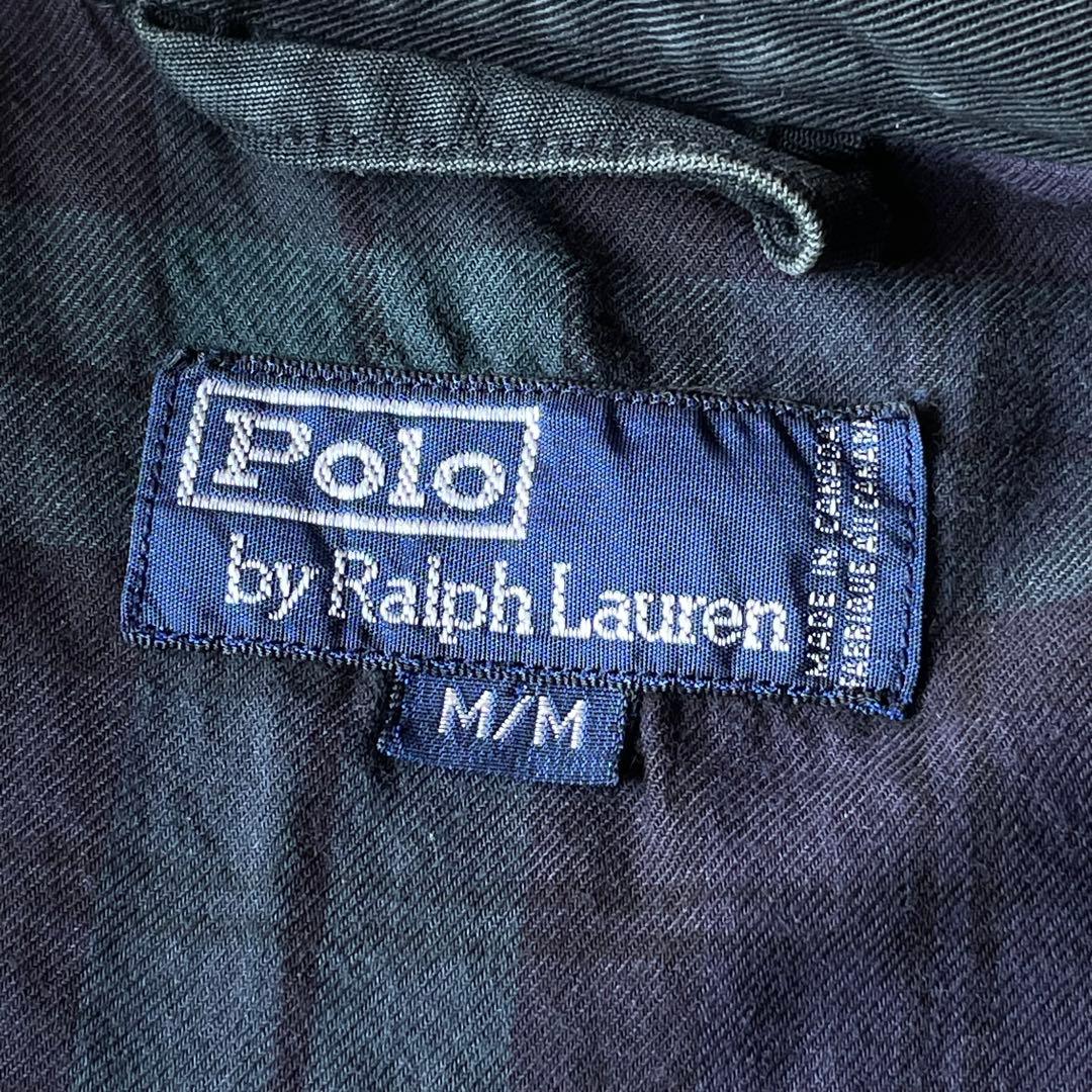 90s Polo Ralph Lauren スイングトップ 襟コーズ ブラック