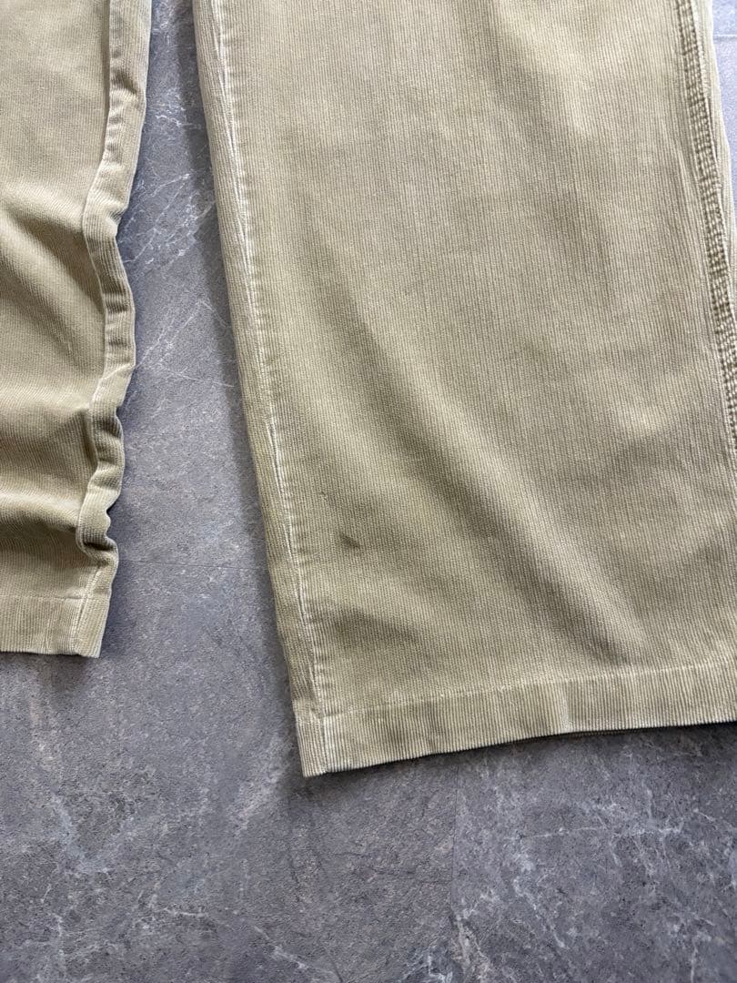 パンツ EDWIN baggy corduroy pants beige wide