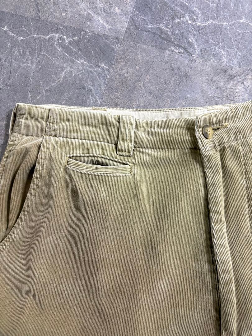 パンツ EDWIN baggy corduroy pants beige wide