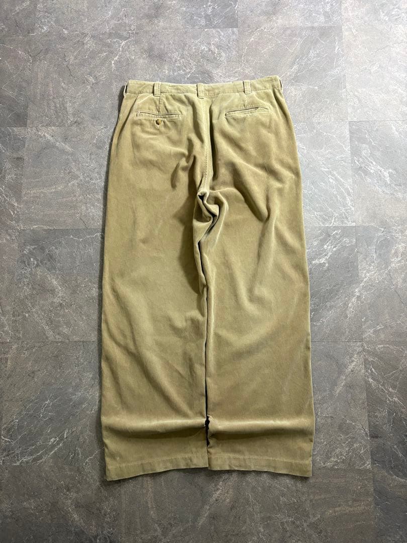 パンツ EDWIN baggy corduroy pants beige wide