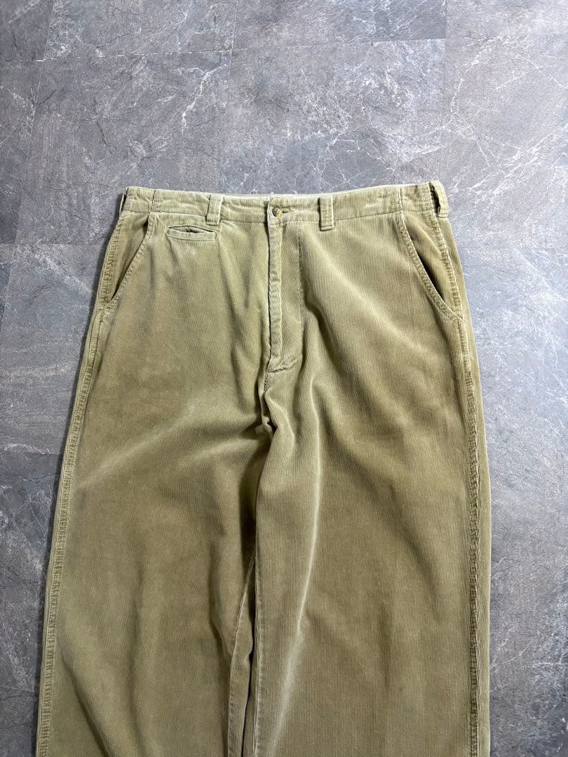 パンツ EDWIN baggy corduroy pants beige wide