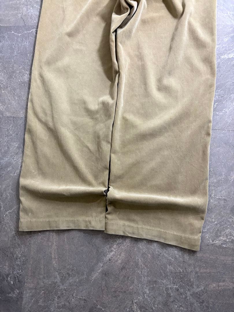 パンツ EDWIN baggy corduroy pants beige wide