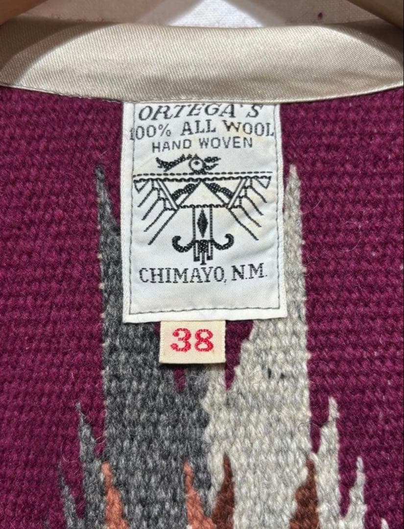 60s OLD ORTEGA'S オルテガ チマヨベスト 38