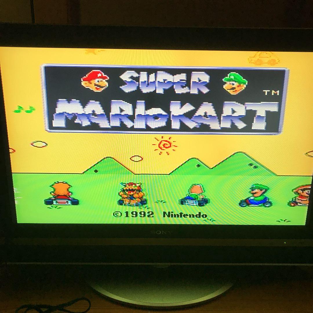 スーパーマリオカート　スーパーファミコン　スーファミ　ソフト SFC