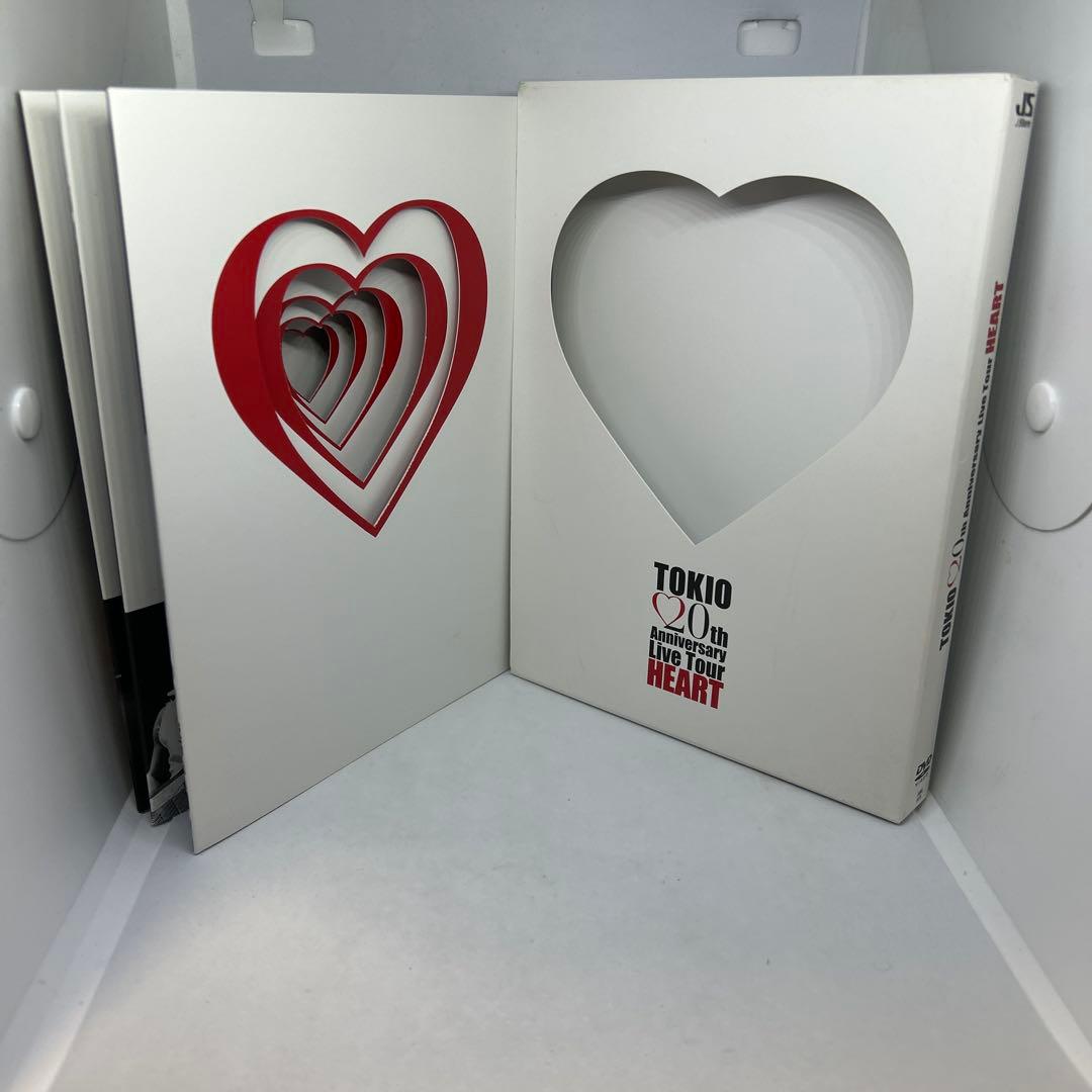 5人フルメンバーTOKIO 初回 ライブDVD HEART 20th Live