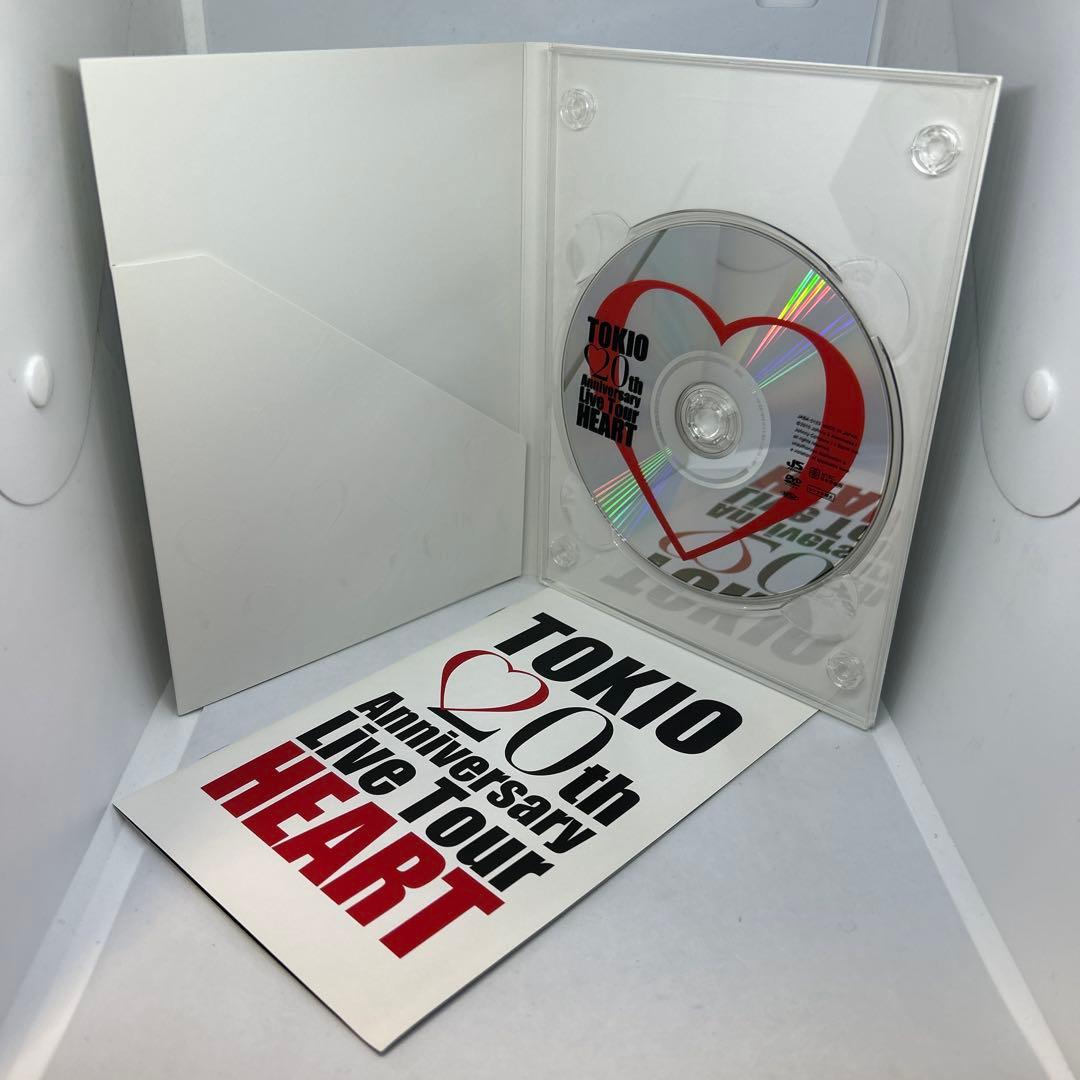 5人フルメンバーTOKIO 初回 ライブDVD HEART 20th Live