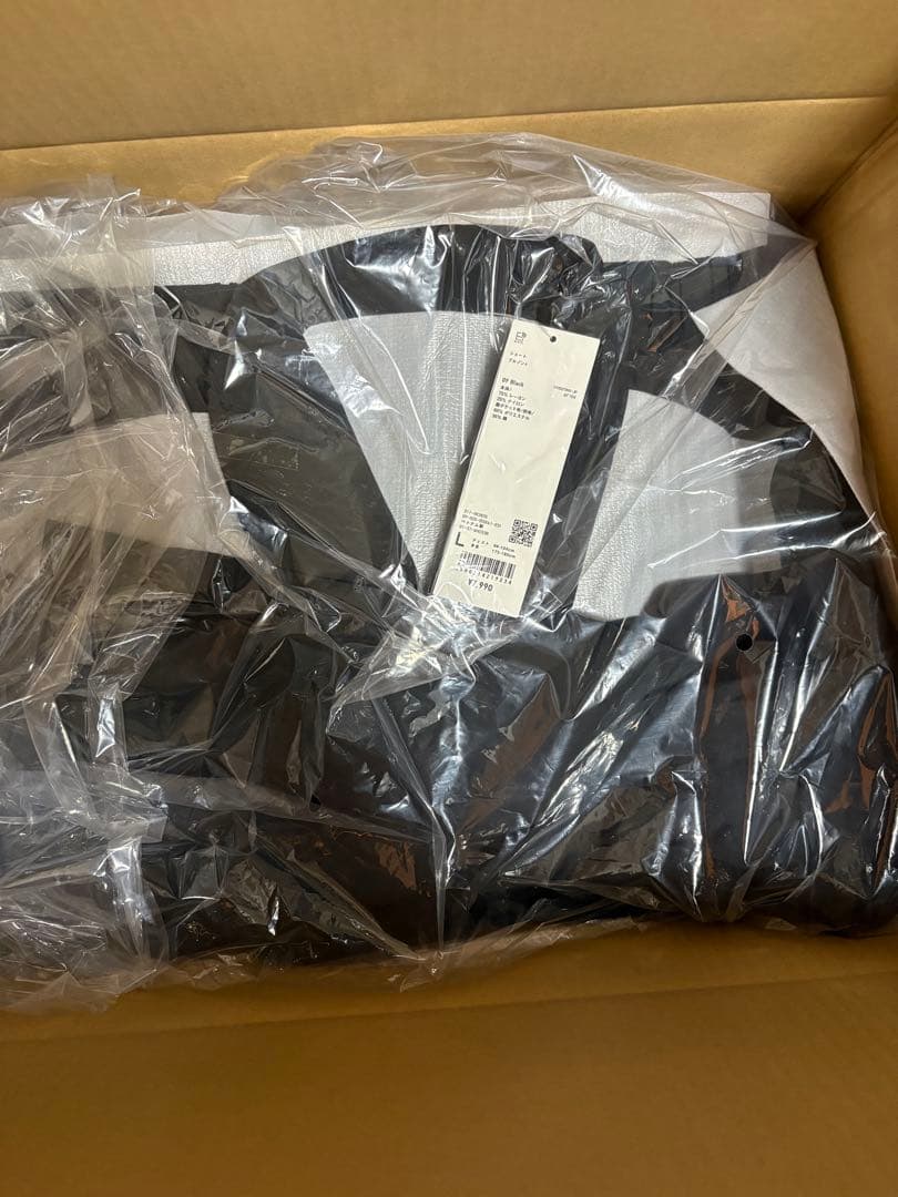 UNIQLO U ユニクロ ショートブルゾン L 黒 新品