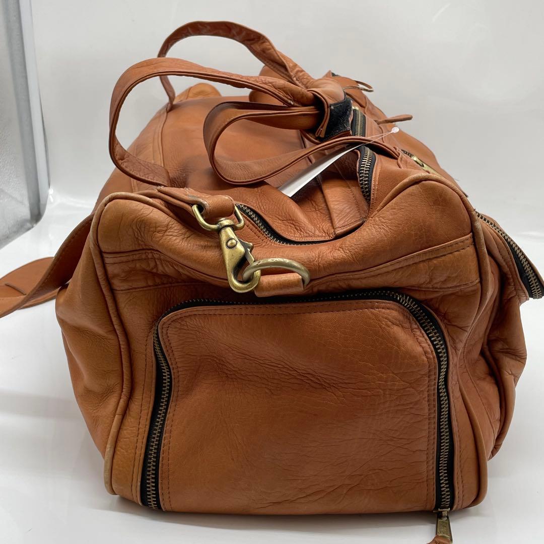 BN6068●FRYE レザーボストンバッグ 2WAY キャメル ビンテージ
