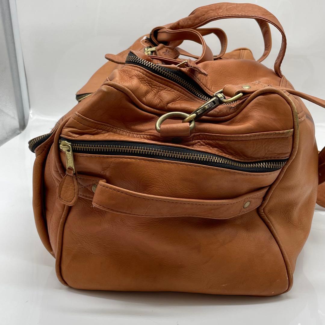 BN6068●FRYE レザーボストンバッグ 2WAY キャメル ビンテージ