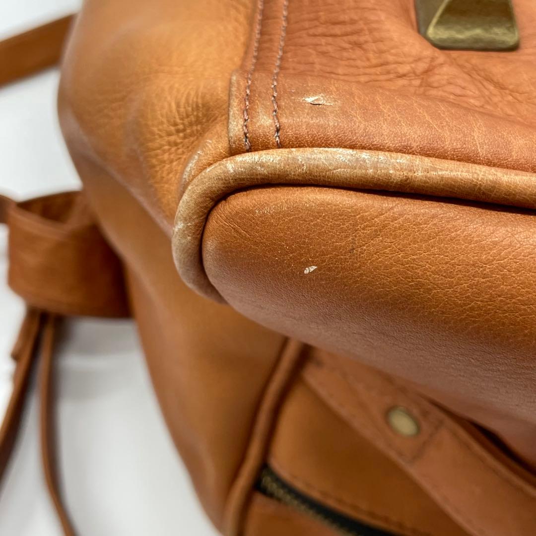 BN6068●FRYE レザーボストンバッグ 2WAY キャメル ビンテージ