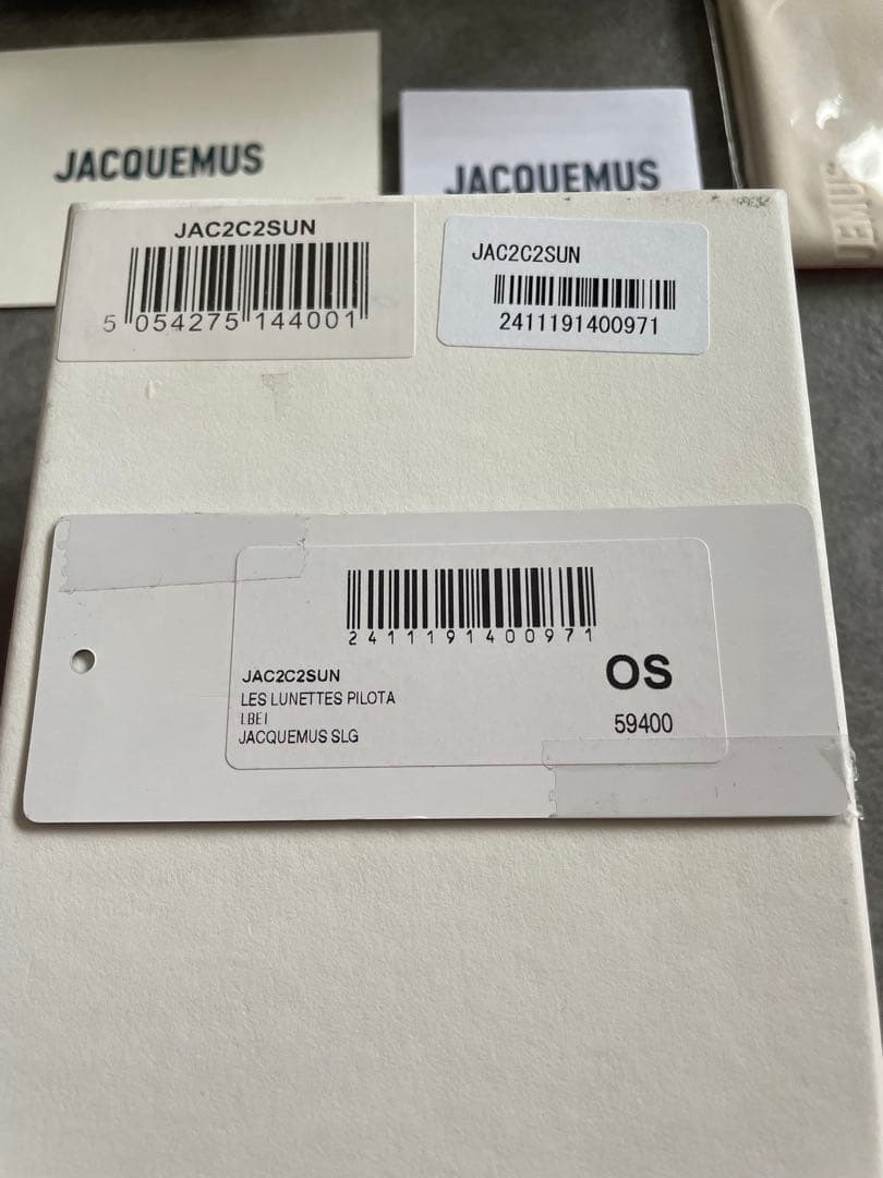 JACQUEMUS ジャックムス　9257 サングラス　ベージュ　日本製