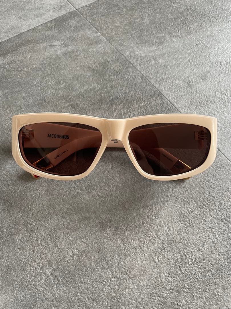 JACQUEMUS ジャックムス　9257 サングラス　ベージュ　日本製