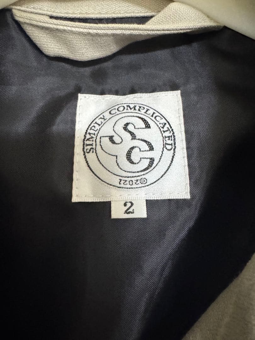 simply complicated work jacket シンプリー