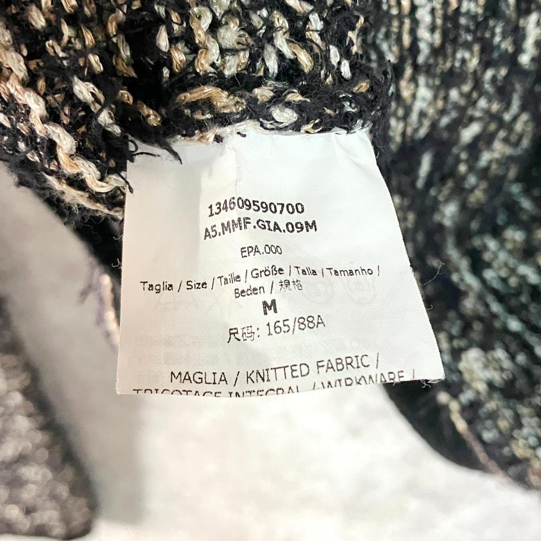Max Mara　カーディガン　長袖　ブラック　ショート丈　シック　無地