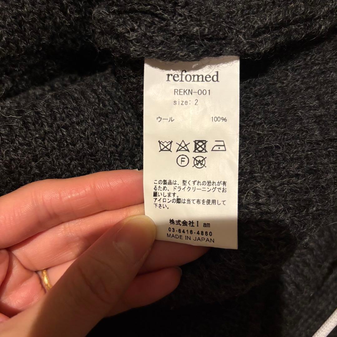 【新品未使用】reformed グレー ノースリーブベスト