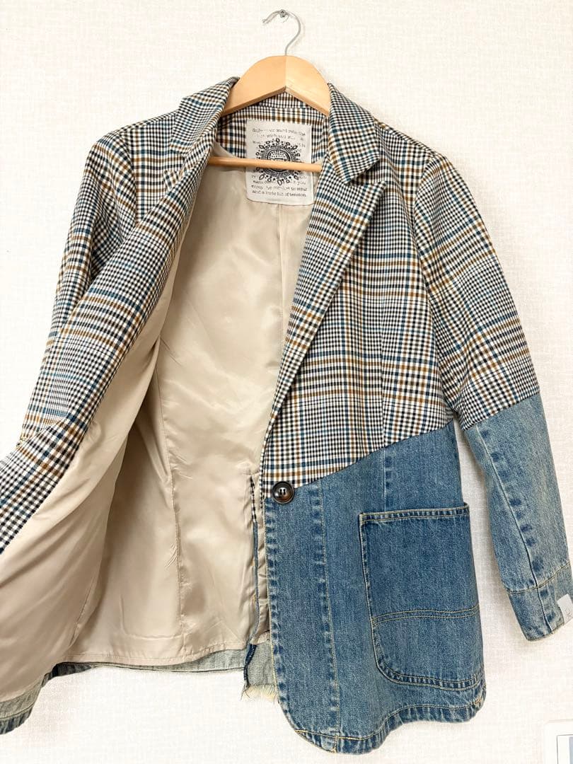 ❤️新品未使用❤️MICALLE MICALLE✖️Dw2Rリメイク風ジャケット38M