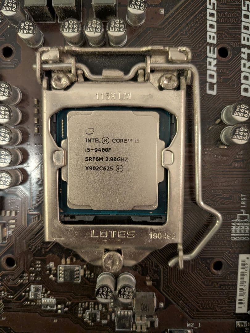 MSI Z390-A PRO マザーボード+Intel i5-9400F CPU
