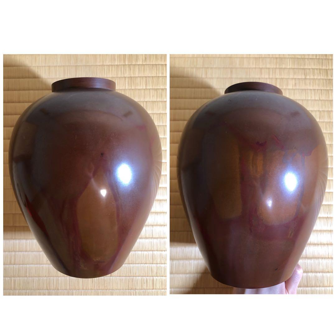 《✨新品未使用✨》 高岡銅器 花瓶 鳳山 伝統工芸品 送料込