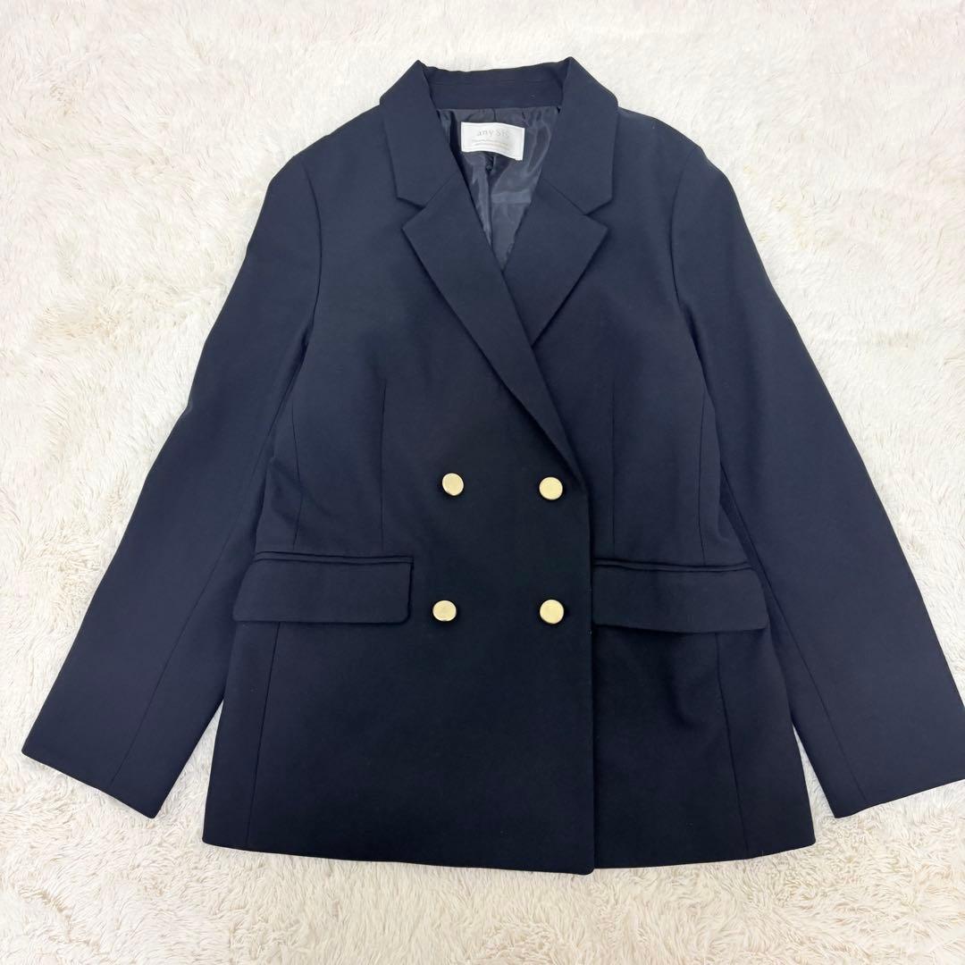 24AW✨anysis サーモ2WAYストレッチ テーラードジャケット 紺ブレ