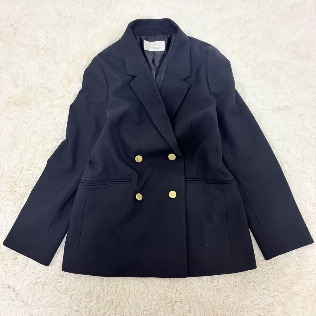 24AW✨anysis サーモ2WAYストレッチ テーラードジャケット 紺ブレ