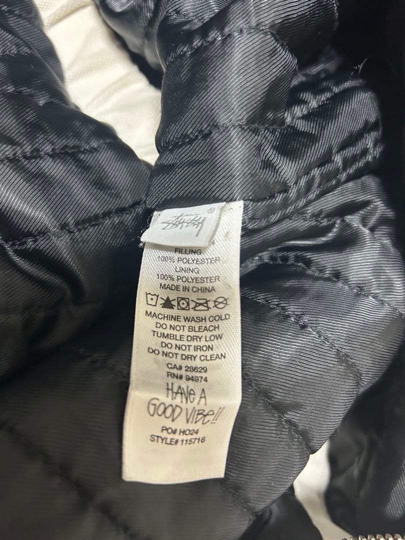 stussy ワークジャケット 白 s