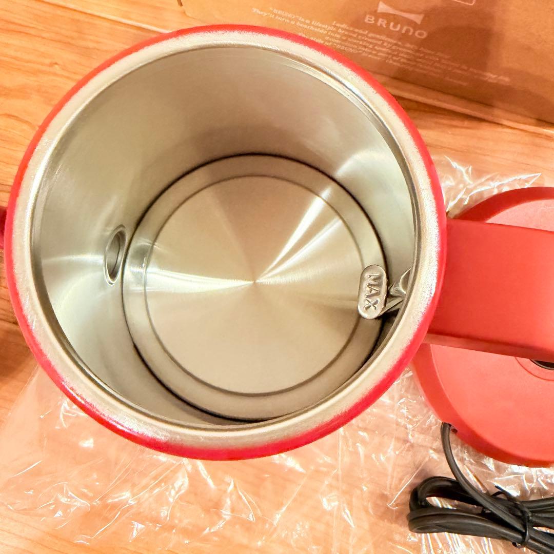 BRUNO ステンレス デイリー ケトル RED ブルーノ BOE072