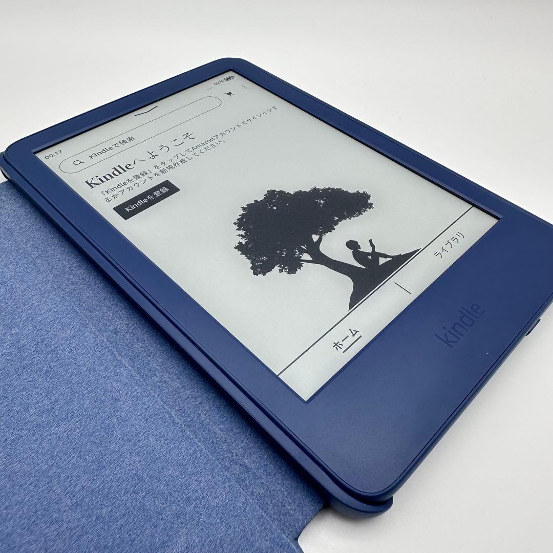 【美品】Kindle (第11世代) ネイビー 16GB C2V2L3 ケース