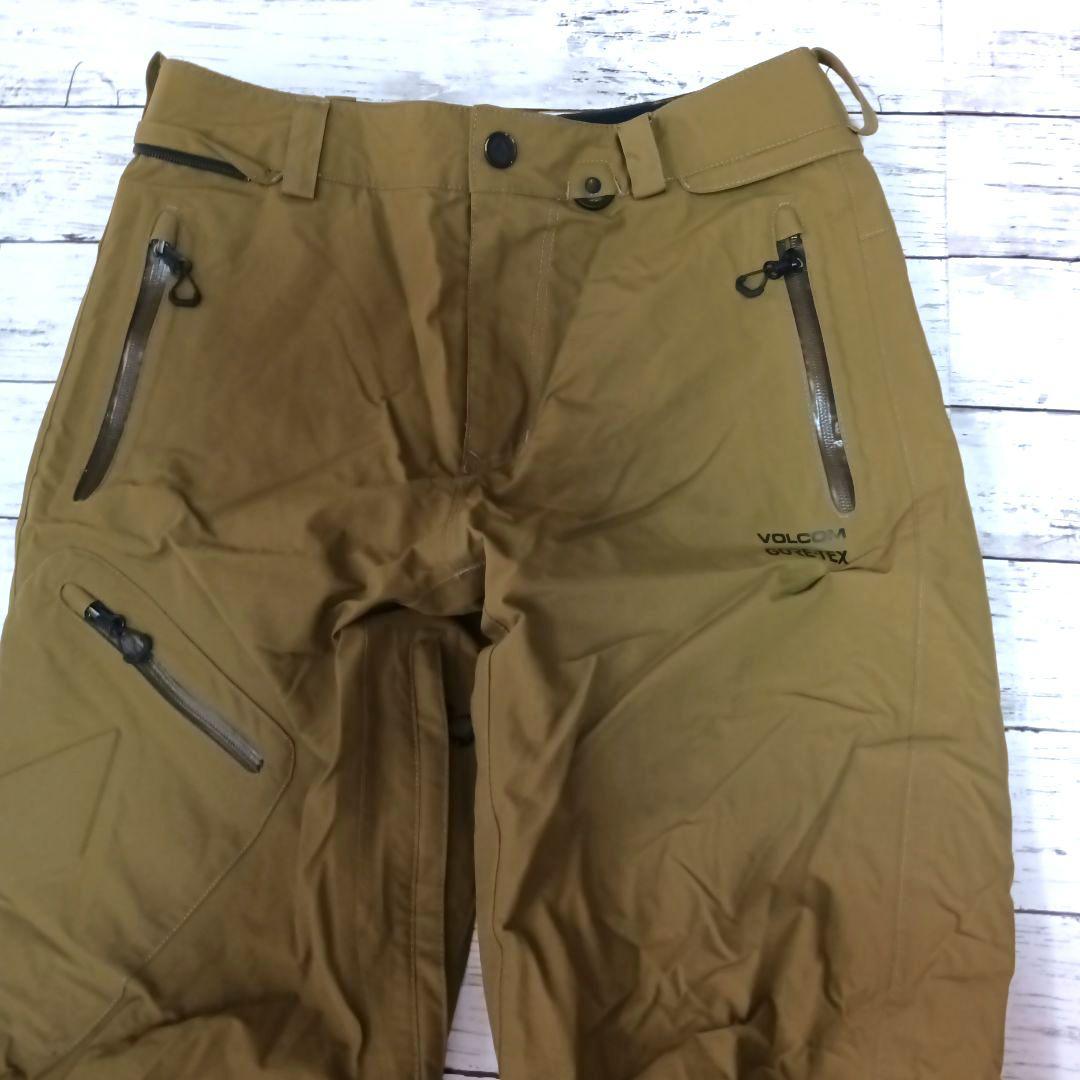 VOLCOM ボルコム GORE-TEX スノーボードパンツ ブラウン カーキ