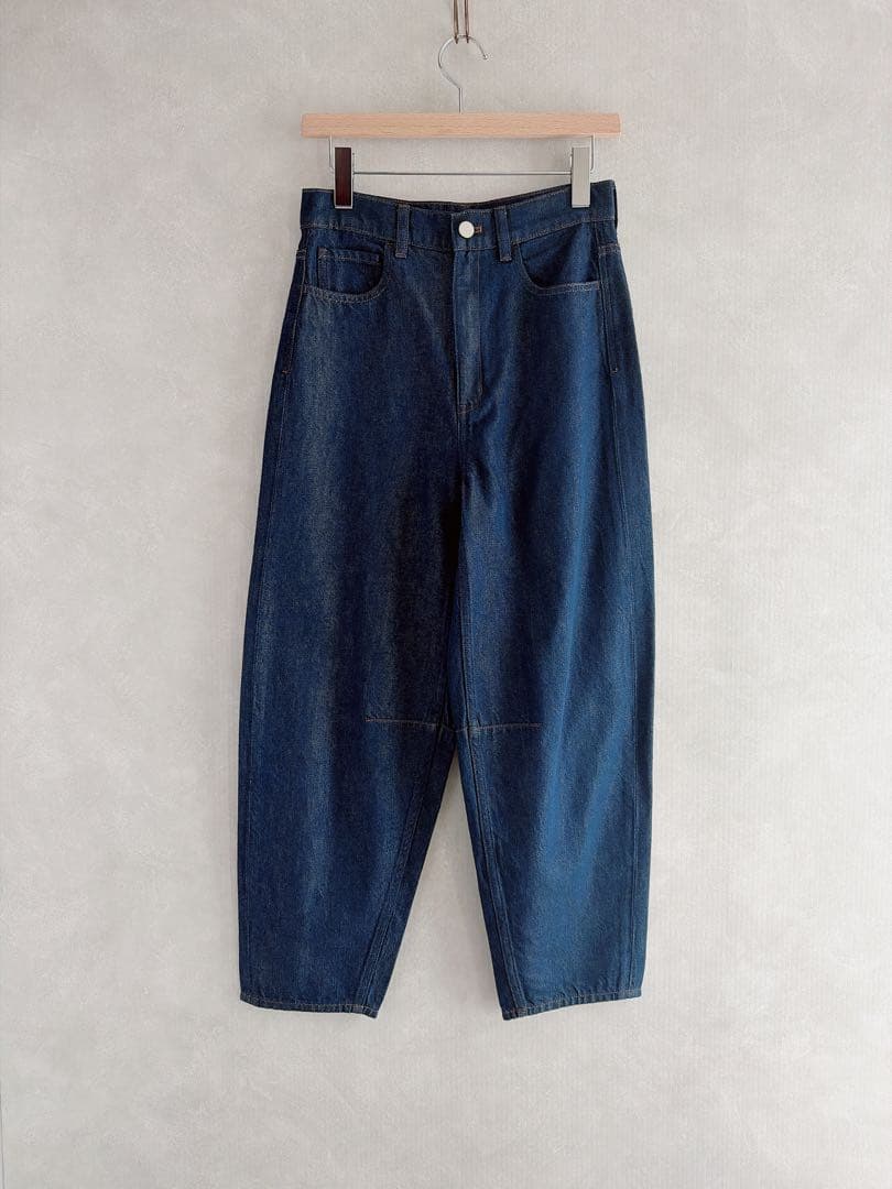25SS　Theory Relaxed Denim Curved Pant