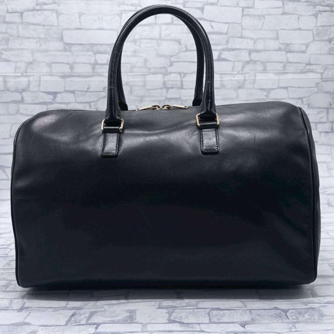 SAINT LAURENT ブラック ボストンバッグ 2way ショルダーベルト