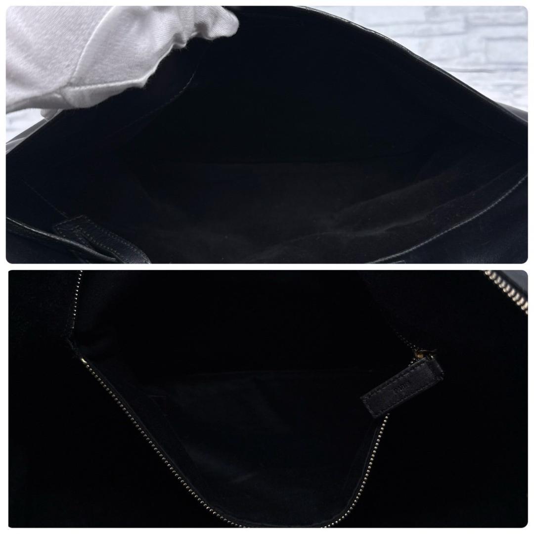 SAINT LAURENT ブラック ボストンバッグ 2way ショルダーベルト
