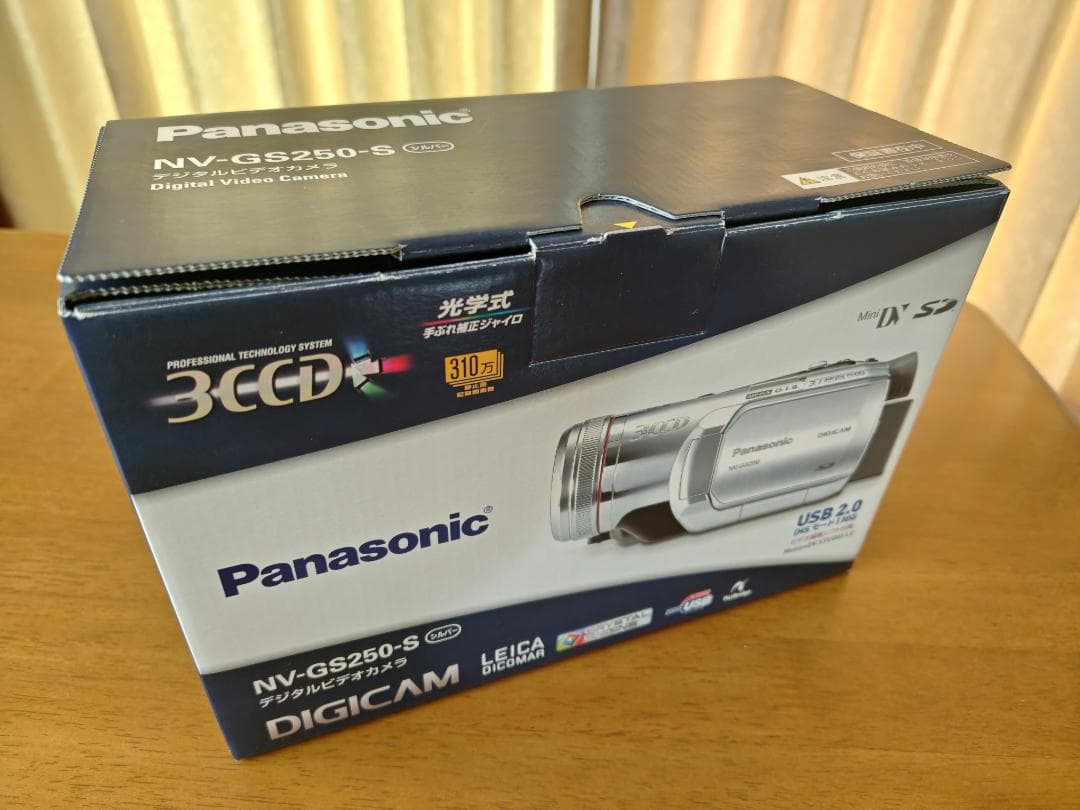 【動作確認済み】Panasonic NV-GS250-S デジタルビデオカメラ