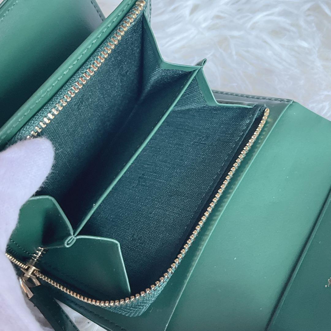 agnès b. VOYAGE 財布 グリーン