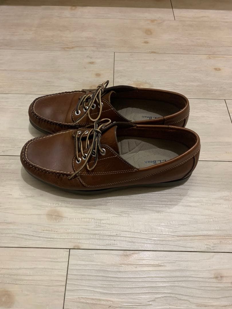 L.L.Bean 26.5cmモカシン　ブルチャーモック　レザー デッキシューズ