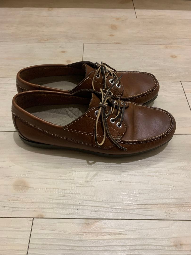 L.L.Bean 26.5cmモカシン　ブルチャーモック　レザー デッキシューズ