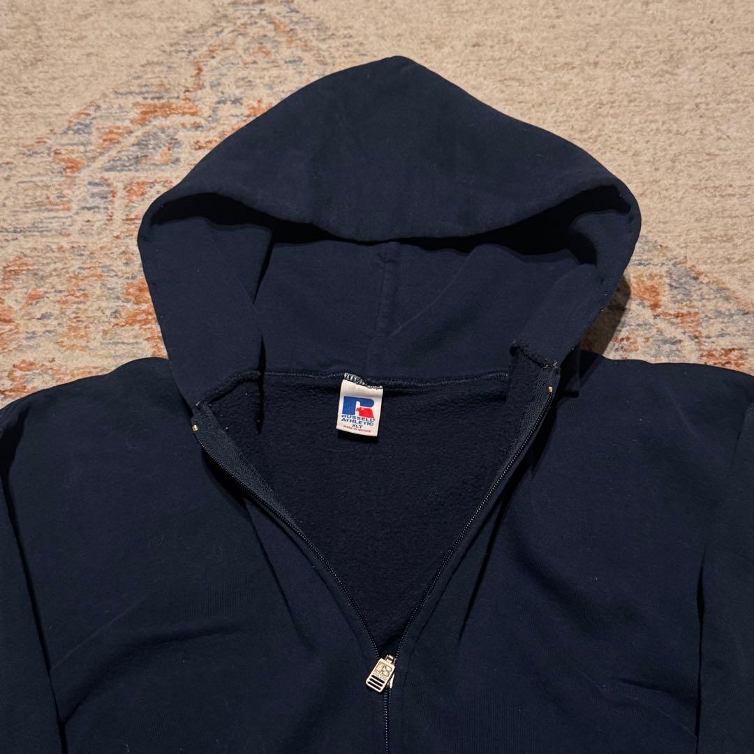 【最安値】90s Russell Athletic ジップアップパーカー