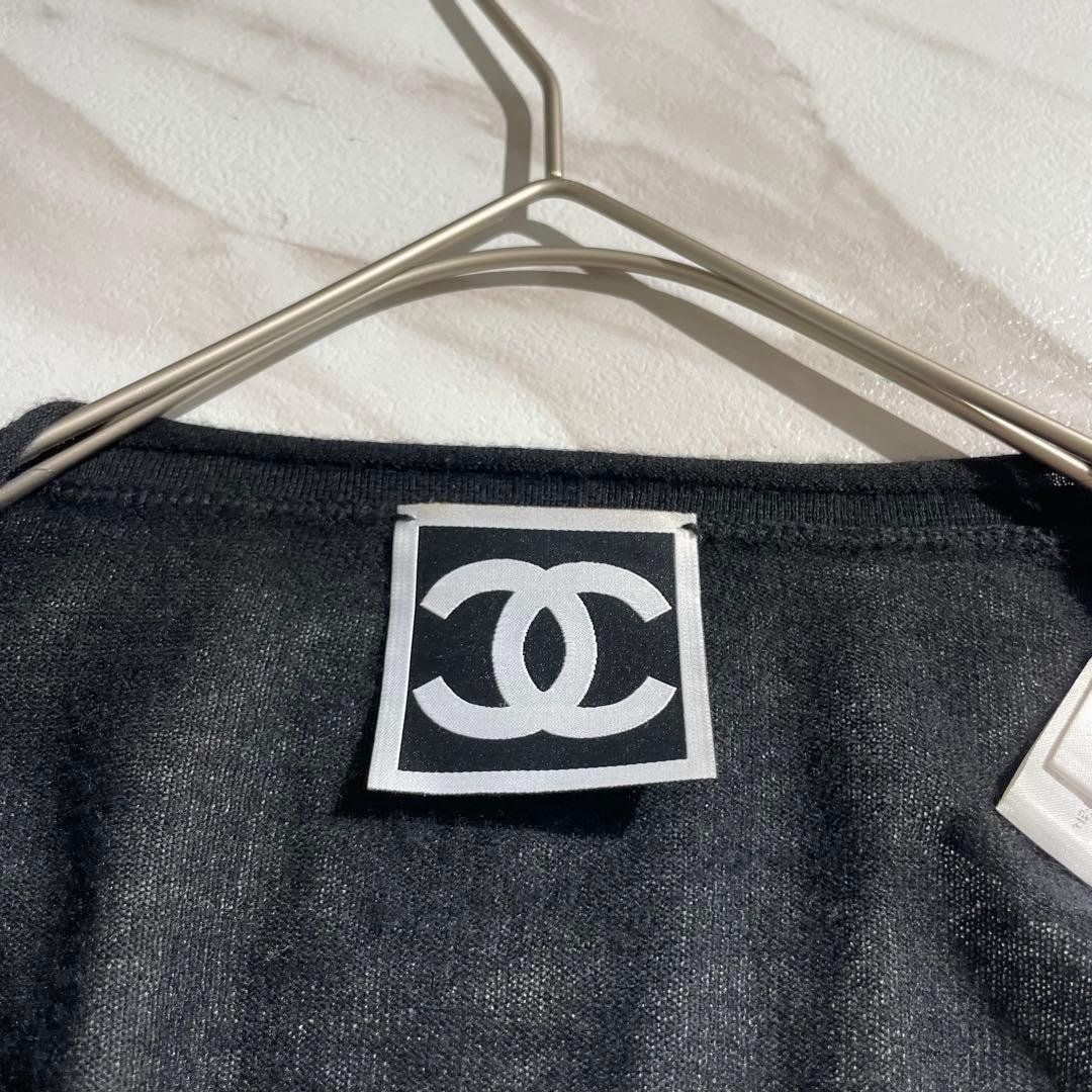 入手困難✨ シャネルスポーツ カシミヤ100% ジップアップニット ジャケット